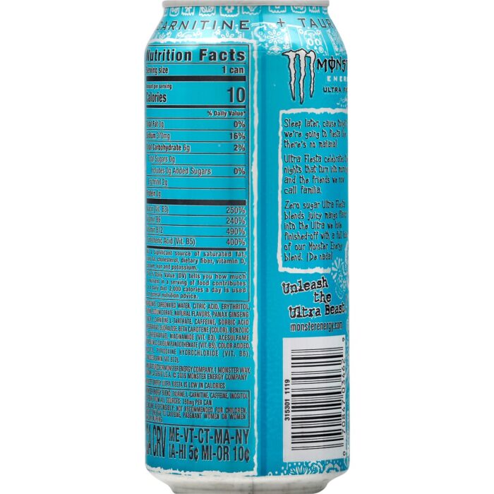Energy Drink Monster Ultra Fiesta