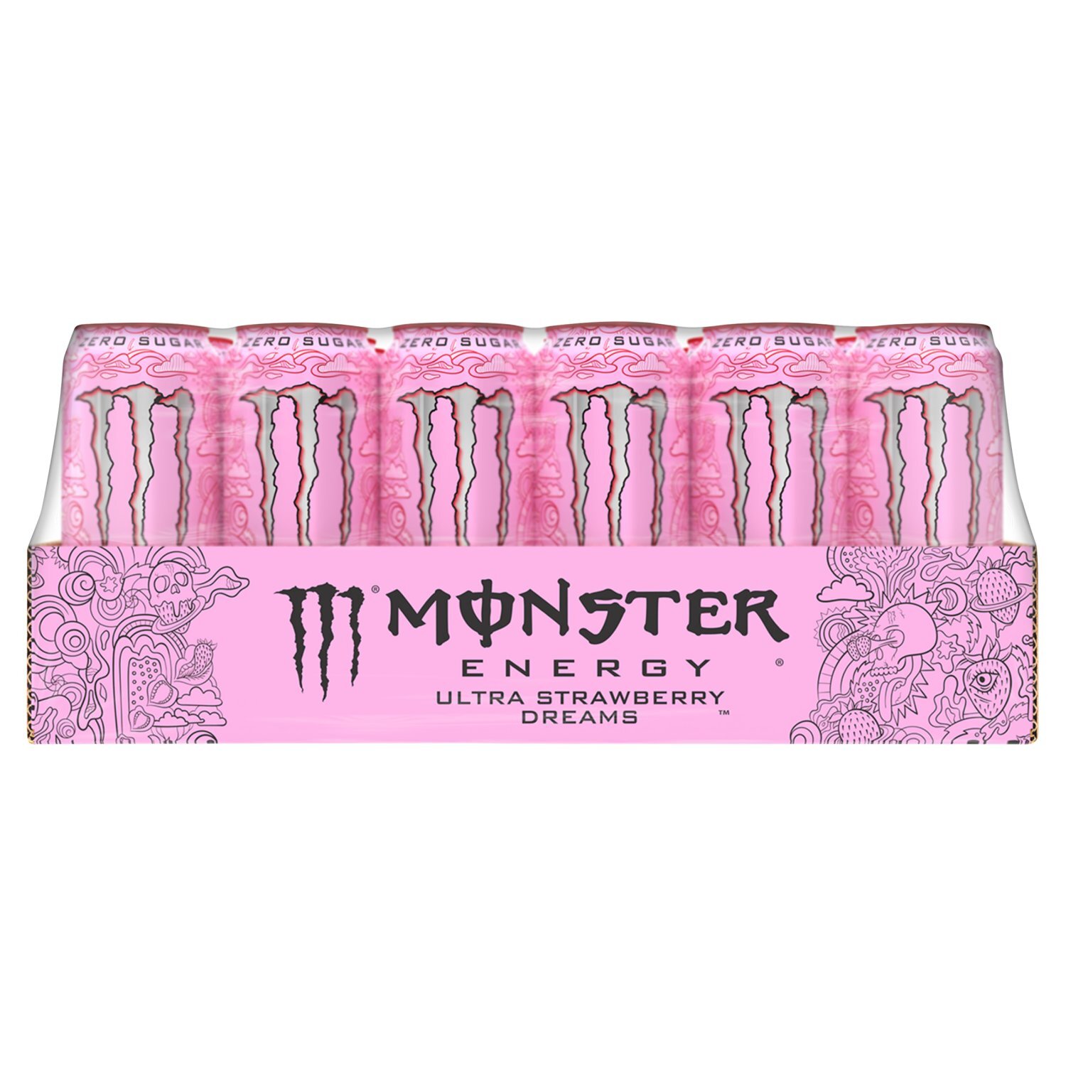 00070847891857_1 Energy Drink Monster Ultra Strawberry Dreams