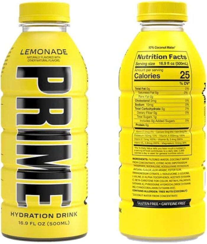 Prime Hydration Drink Lemonade