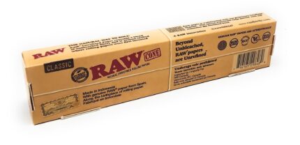 RAW Classic King Size Cones have revolutionized the smoking industry! That’s no exaggeration – they’re as easy as it gets! RAW’s precision-crafted pre-rolled cones are made from the same truly naturally unbleached paper as RAW Classic Papers and are ready to be easily filled. Genuine RAW Rolling Papers have no added chalk or dyes! Please don't overpack! Poor Packing is the #1 cause of burn problems! Includes: 1 Pack King Size 32 pre-rolled Conee