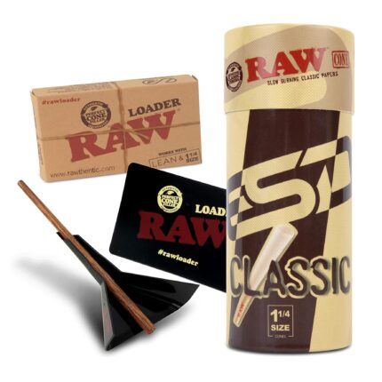 RAW Cones Classic Pre-Rolled Papers - 50 Pack Box