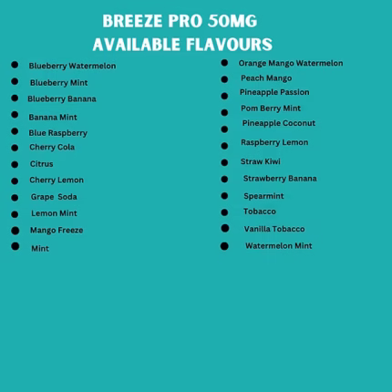 BREEZE PRO EDITION 5% - All Flavours