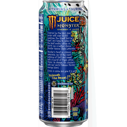 Energy Drink Monster Aussie Lemonade
