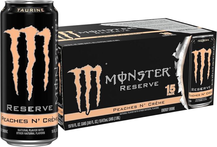 Energy Drink Monster Reserve Peaches N' Cream