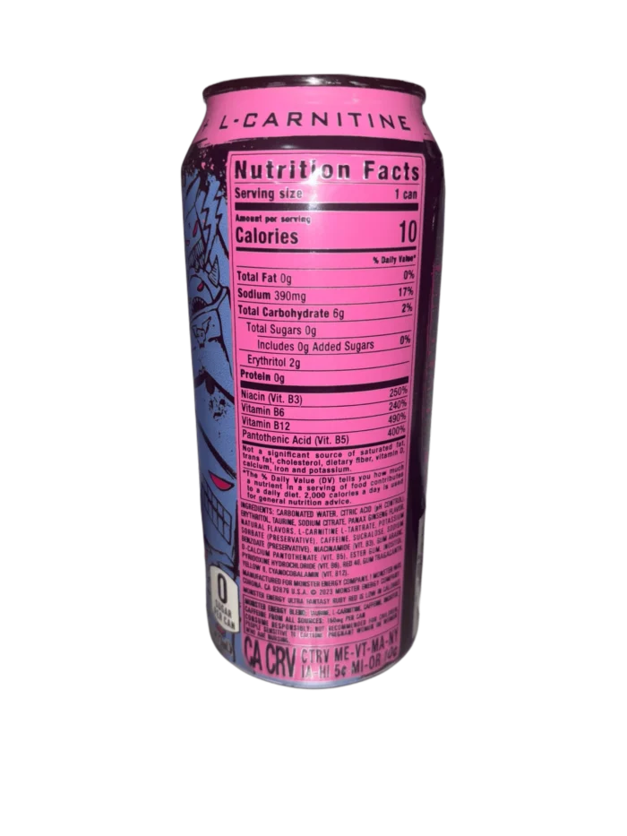 Energy Drink Monster Ultra Fantasy Ruby Red