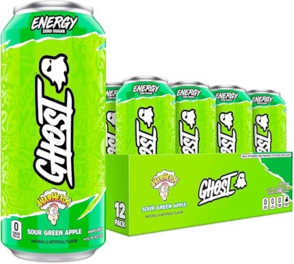 Ghost Energy Drink Sour Green Apple 12x473mL