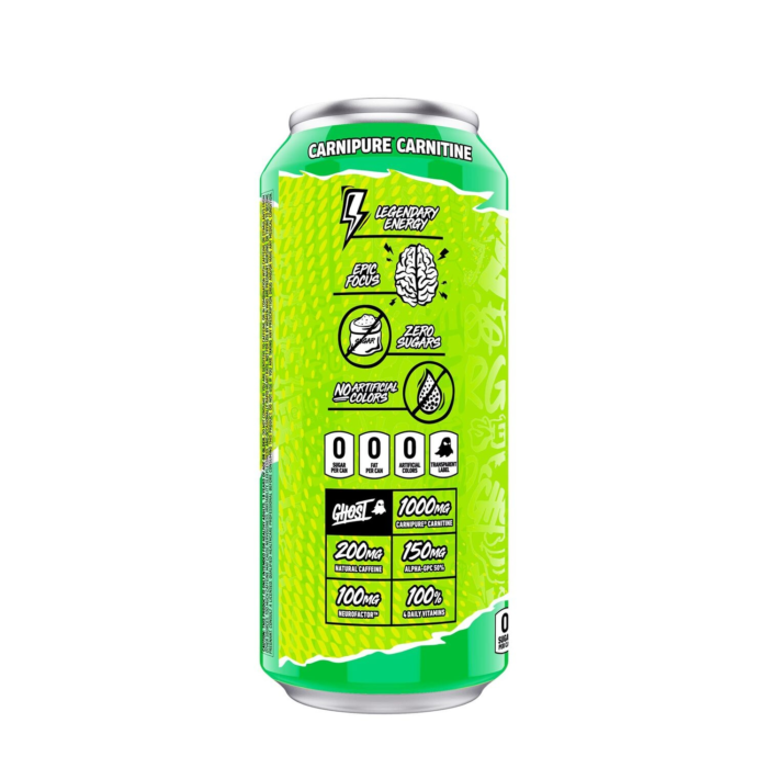Ghost Energy Drink Sour Green Apple 12x473mL