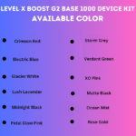 Level X Boost G2 Base 1000 Device Kit - All Flavours