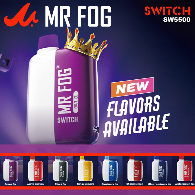 MR FOG SWITCH SW5500 Puffs Disposable Vape- 2% NICOTINE