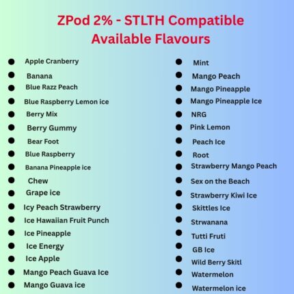 Z PODS 2% - STLTH COMPATIBLE