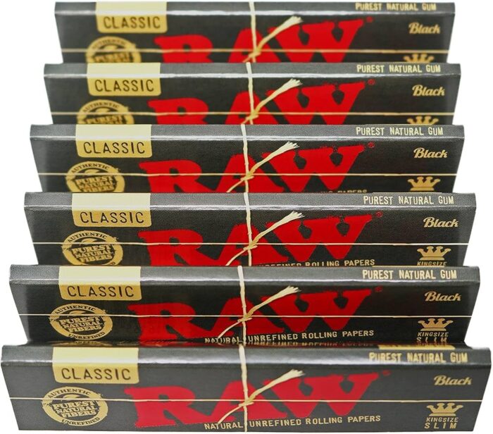 RAW Black King Size Rolling Papers