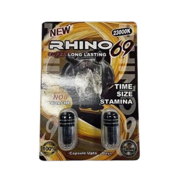 New Rhino 69 Pills 23000K - Super Long Las - Image 1