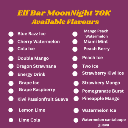 Elf Bar MoonNight 70K Disposable Vape
